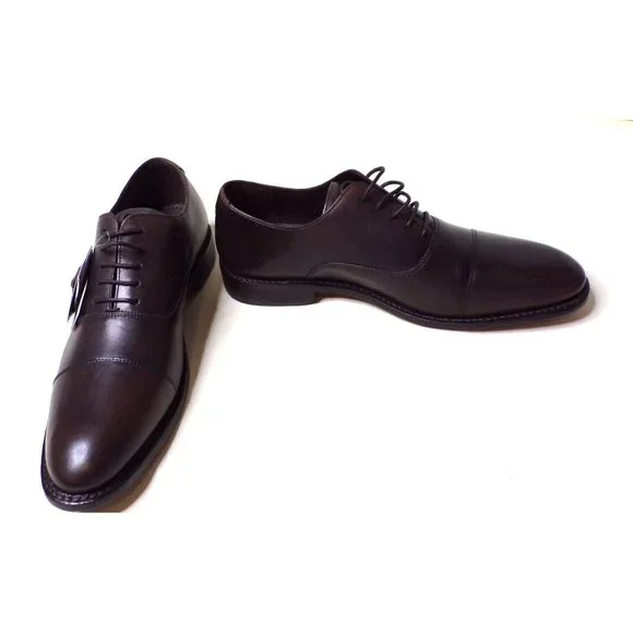 🆕 ANTHONY VEER Mens Essentials Clinton Welted Oxford Shoes Leather 12 Espresso